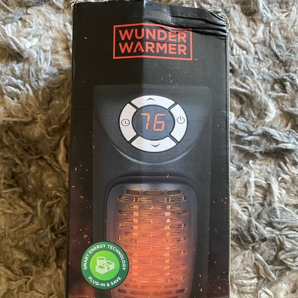 wunder warmer | Other | Wunder Warmer 35w Ceramic Space Heater W Adjustable  Thermostat | Poshmark